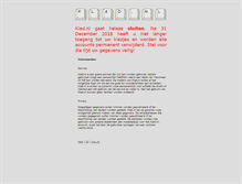 Tablet Screenshot of disclaimer.klad.nl