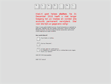 Tablet Screenshot of help.klad.nl
